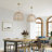 Robbie 19.69" W 4-Light Dimmable Caged Pendant