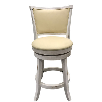 Fridtjov Upholstered Swivel Seat Barstool - Set of 2 by Red Barrel Studio