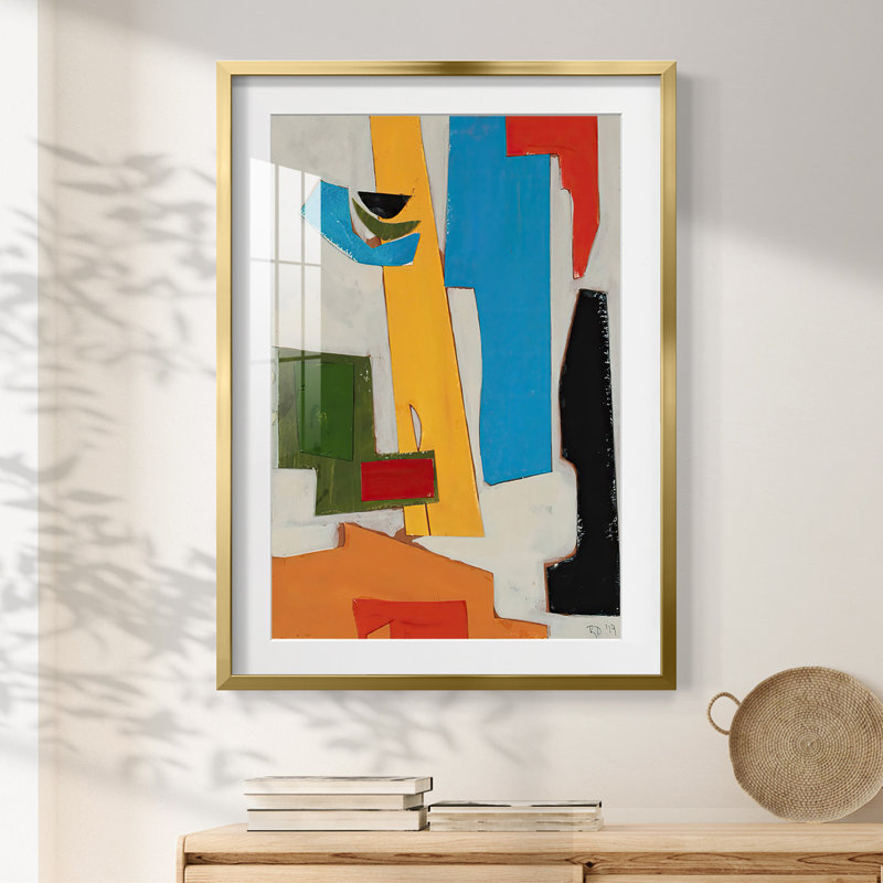 Impression sur toile encadrée andalouse, H 28,5 po x l 20,5 po, Doré