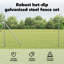 Galvanised Steel Border Fencing-114350621-114350623