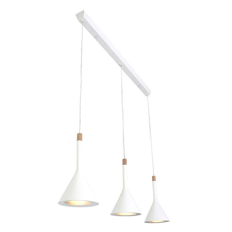 Applewhite 3 - Light White Kitchen Island Pendant