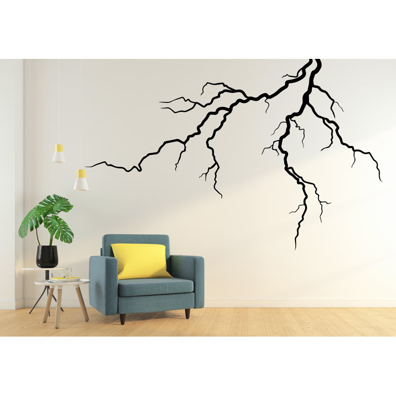 Adhésif décoratif coup de tonnerre, décor de grève de la foudre, autocollant de coup de foudre, vinyle décoratif tempête 301LU