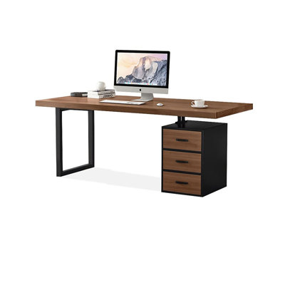 Rectangular Solid Wood with 3 drawers writing desk,office desk