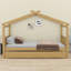 Lit en bois avec couchette-1292857729