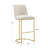 Upholstered Counter Stool with Metal Frame-70133969-70133973