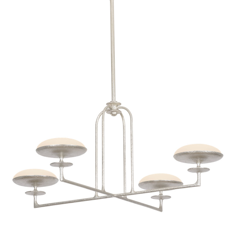 2 lumières DEL Troy Lighting Pacific, H 14,25 po x l 27,25 po x P 27,25 po, Quatre lumières