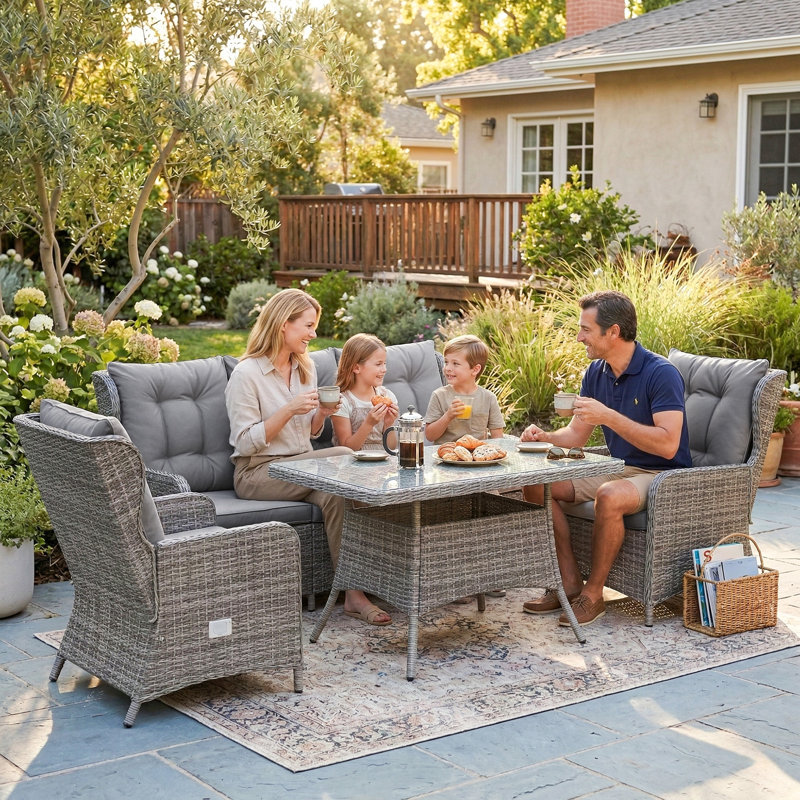 Rattan Sofa Set