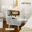 Mullica 40cm W Bedside Table