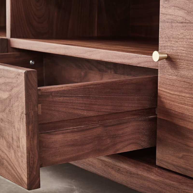Creative Solid Wood TV Stand