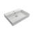 BOCCHI Milano 18.31'' Fireclay Rectangular Bathroom Sink with Overflow-90558740-94265129