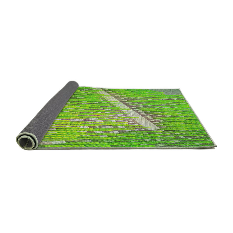 Vert Tapis décoratif, Rond 4 pi