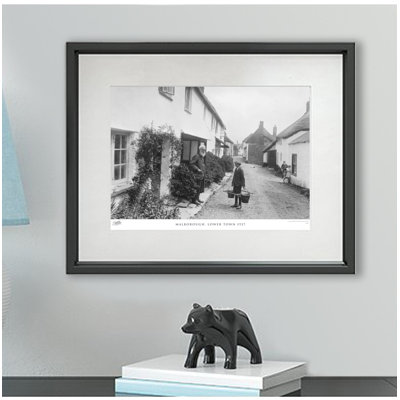 Malborough, Lower Town 1927 by Francis Frith - Single Picture Frame Print