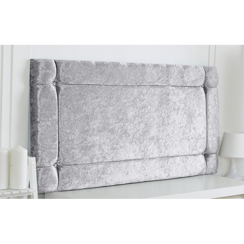 Upholstered Headboard, Double (4'6), Grey
