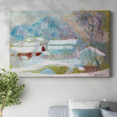 Norwegian Landscape, Sandviken, 1895-Gallery Wrapped Canvas