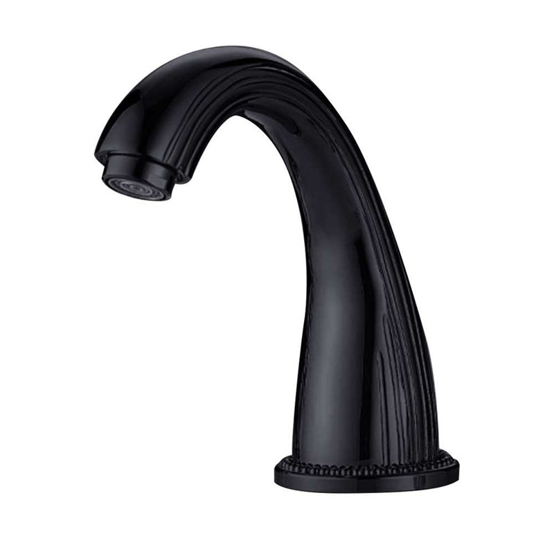 Robinet commercial à capteur sans contact pour les toilettes dans les bureaux et les restaurants, Noir mat