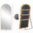 Leeron Oversized Arch Solid Wood Floor Mirror with Stand-1502118200-1502118202