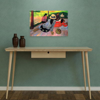 The Siesta Classic Colorful Abstract Landscape Summer Wall Art Print