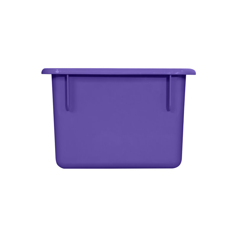 Bac en plastique, Mauve