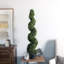 Artificial Potted Green Boxwood Spiral Tree-1968522095