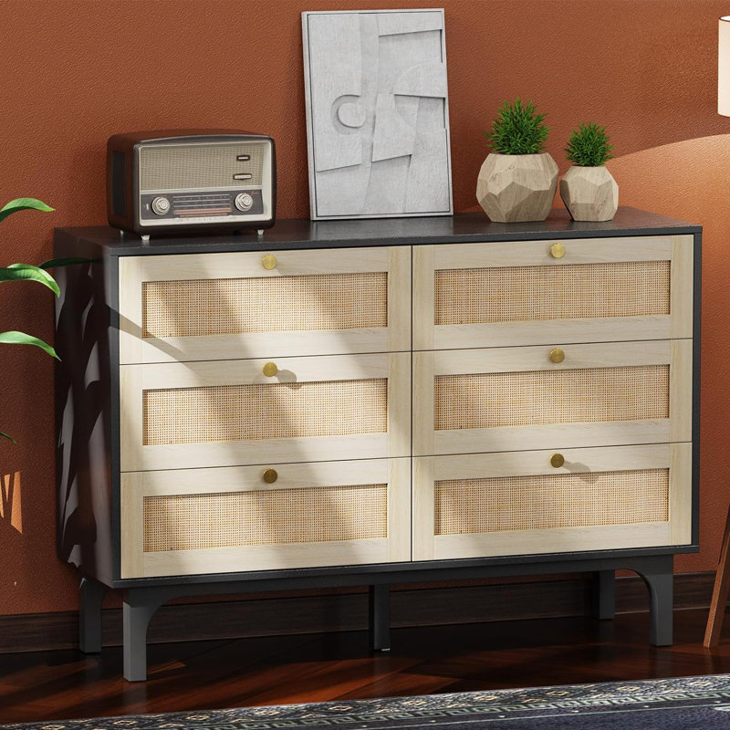 Commode double 6 tiroirs Castorena
