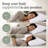 Queen Pillow Set of 2, Down Alternative Fill, 100% Cotton Cover, Soft & Supportive Bed Pillows
