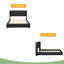 Lit plateforme tapissier avec bandes métalliques-693024500
