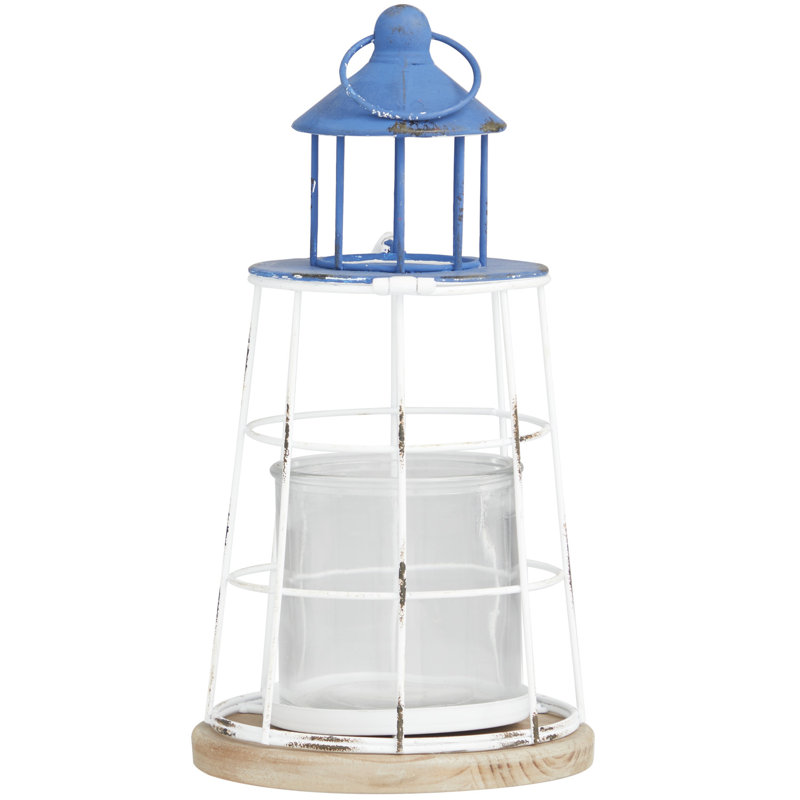 2 Piece Aluminum Tabletop Pillar Set, Blue, 11.75" H x 6.20" W x 6.15" D