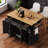 Spacious Kitchen Island With Drop Leaf, Rolling Cart On 4 Wheels, Ample Storage, And Embossed Texture For Modern Kitchens-71270988