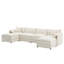 [VIDEO] 136" Chenille Modular Sectional Sofa With Deep And Wide Seat