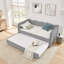 Lit de jour simple, canapé-lit convertible polyvalent 3 en 1 Gingham