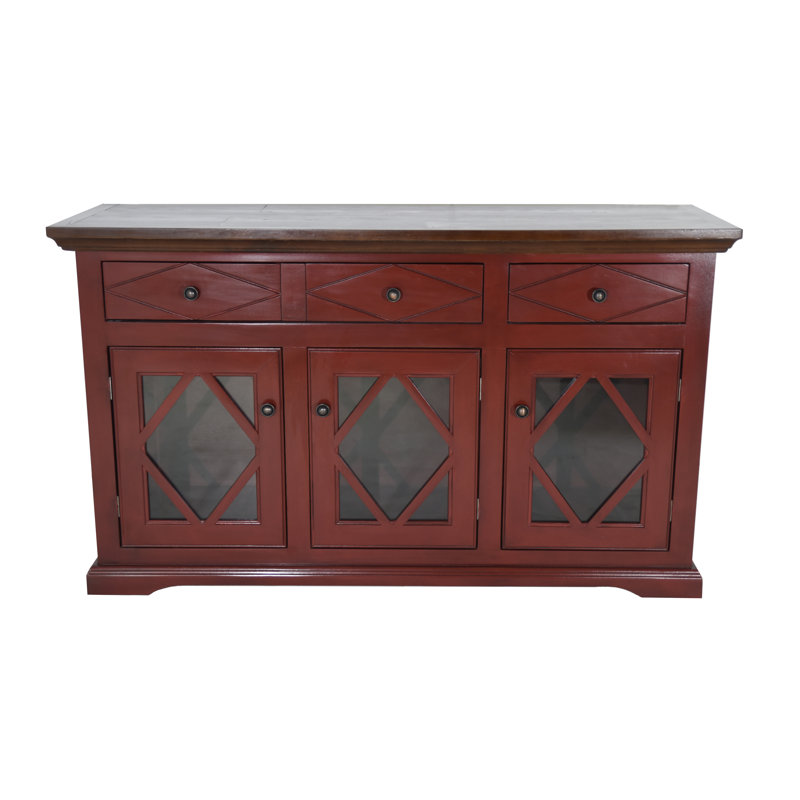 Alzahra 54.5'' Sideboard, Caribbean Rum, Burnt Cinnamon