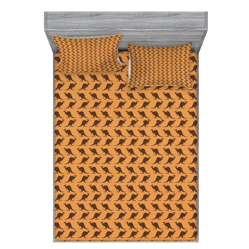 Microfiber Sheet Set, Queen Sheet Set with Fitted Sheet
