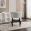 Chaise d'appoint mobile capitonnée avec sièges surdimensionnés pour un confort et un style ultimes
