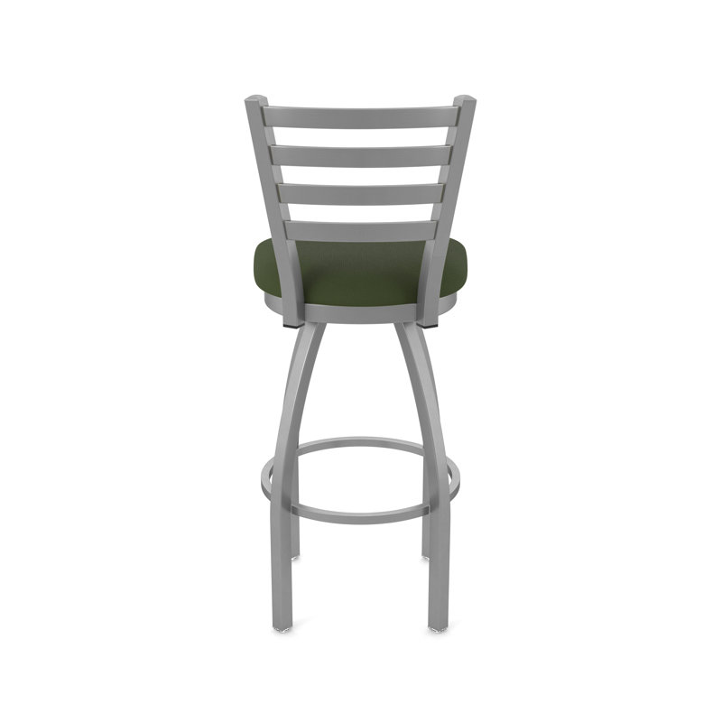 Tabouret pivotant Jackie, Inoxydable, Vinyle - pin Canter, Très grand (siège d'une hauteur de 36 po)