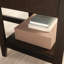 Bureau en L, finition brune