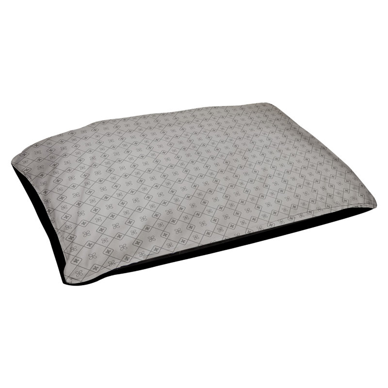 Coussin extérieur napperon Campion, Moyen (L 29,5 po x P19,5 po x H 9,5 po), Gris