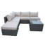 Gutta 5 Seater Rattan Sofa Set-1534236861