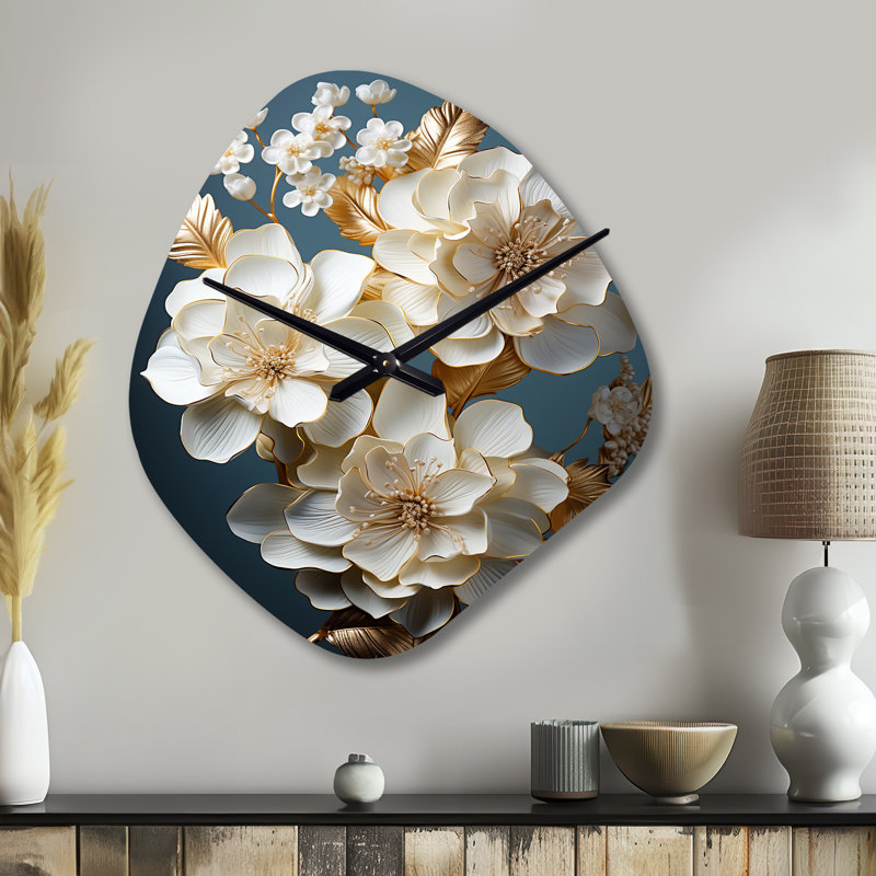 Horloge asymétrique en métal Sabel, Petit