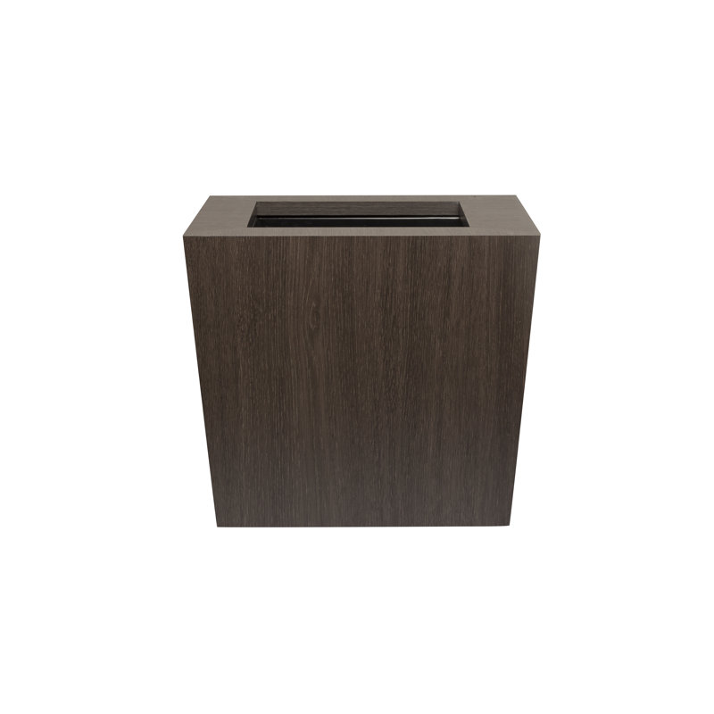 Mangels Wooden Self-Watering Planter Box, Dark, 46cm H x 60cm W x 60cm D
