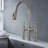 Bridge Kitchen Faucet With Pull-Down Sprayhead In Spot-118388146