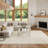 Nourison Washable Charm 9' x 12' Ivory Modern Indoor Rug-117659645