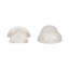 White Marble Mushroom Bookends, 6-Inch
