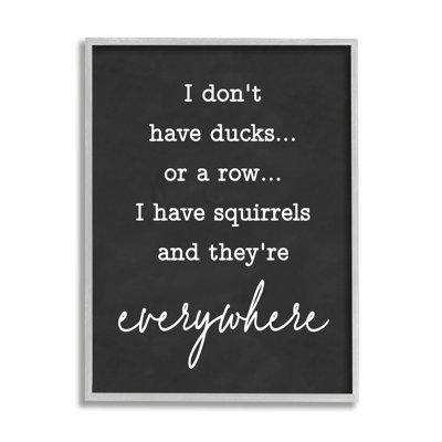 «Witty Ducks In A Row», typographie humoristique