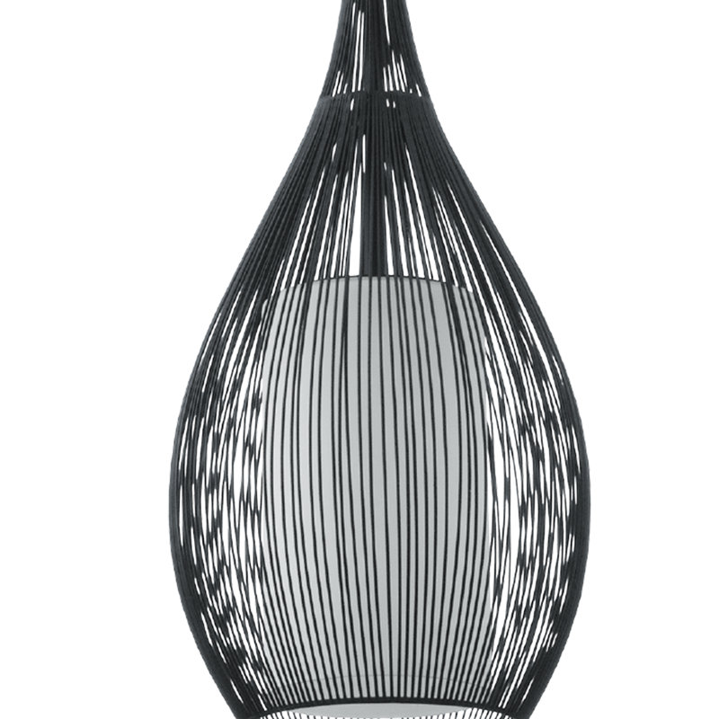 Hamler 1 - Light Teardrop Pendant, Black
