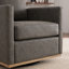 Fauteuil pivotant rembourré 30,7 po Pu-702341012