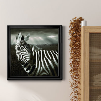 Zèbre au Kenya - Cadre photo, impression sur toile