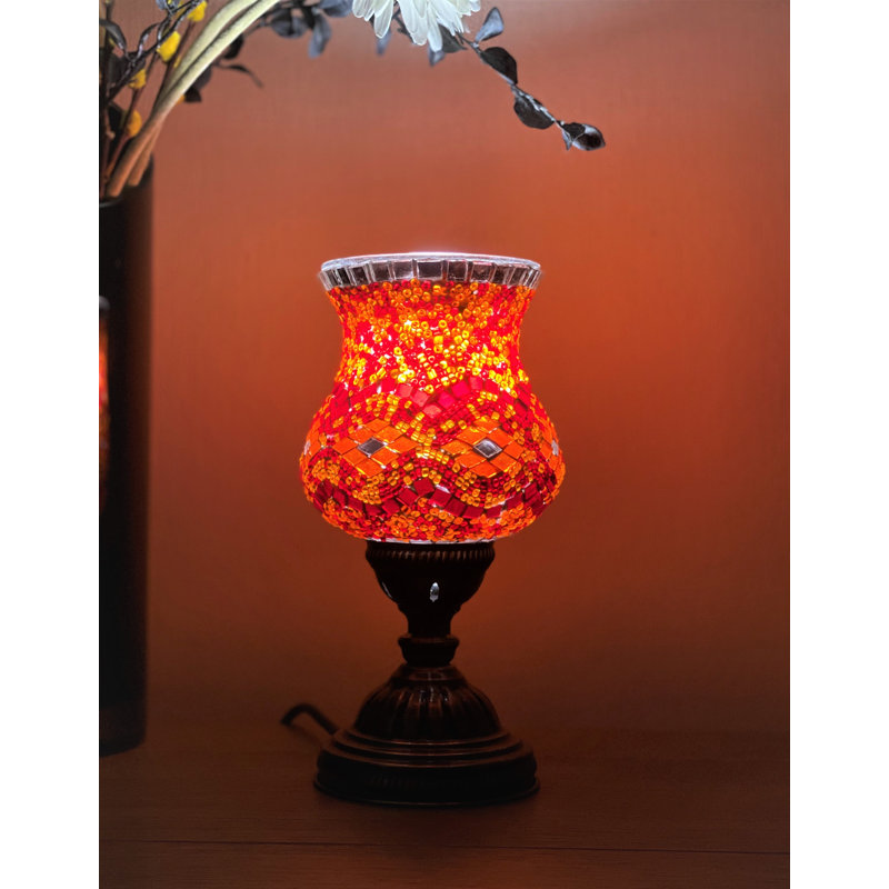 Halvorsen Metal Lighting Lamp, Red/Orange