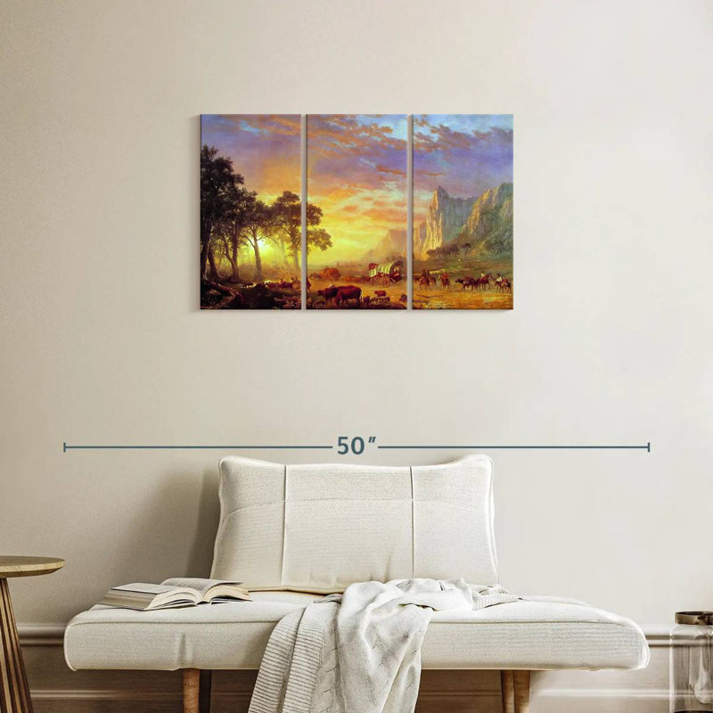 Lelar The Oregon Trail 1869, 20" H x 33" W