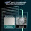 68'' - 72'' W x 79'' H Double Added Frameless Shower Door with Clear Glass-82943838