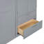 Grand lit escamotable mural avec armoire supérieure-2036262743